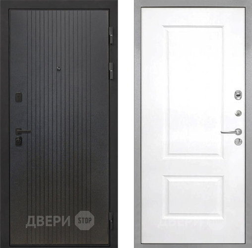 Входная металлическая Дверь Интекрон (INTECRON) Профит Black ФЛ-295 Альба Роял Вуд белый в Звенигород