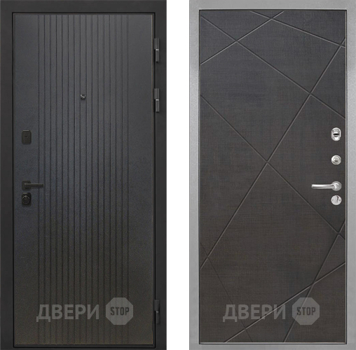 Дверь Интекрон (INTECRON) Профит Black ФЛ-295 Лучи-М Венге распил кофе в Звенигород