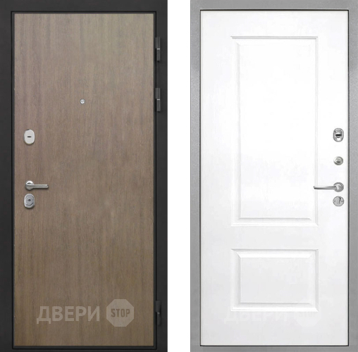Входная металлическая Дверь Интекрон (INTECRON) Гектор Венге Коричневый Альба Роял Вуд белый в Звенигород