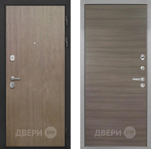 Входная металлическая Дверь Интекрон (INTECRON) Гектор Венге Коричневый Гладкая Дуб тоскано поперечный в Звенигород