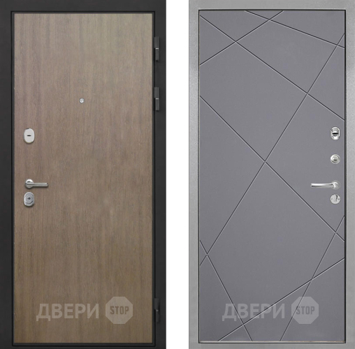 Дверь Интекрон (INTECRON) Гектор Венге Коричневый Лучи-М Графит софт в Звенигород