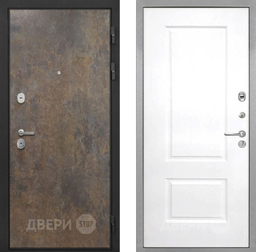 Входная металлическая Дверь Интекрон (INTECRON) Гектор Гранж Альба Роял Вуд белый в Звенигород