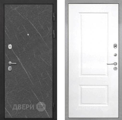 Входная металлическая Дверь Интекрон (INTECRON) Гектор Гранит Лава Оникс Альба Роял Вуд белый в Звенигород