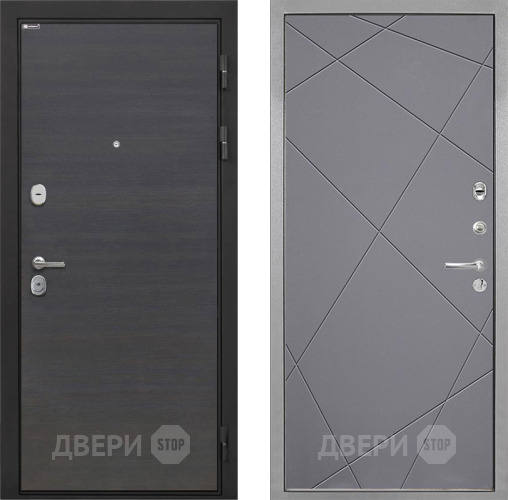Дверь Интекрон (INTECRON) Гектор Эковенге Лучи-М Графит софт в Звенигород