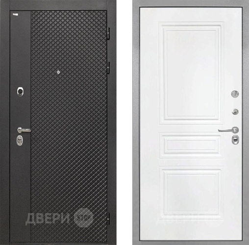 Дверь Интекрон (INTECRON) Олимпия Black 4К ФЛ-243 Белый матовый в Звенигород