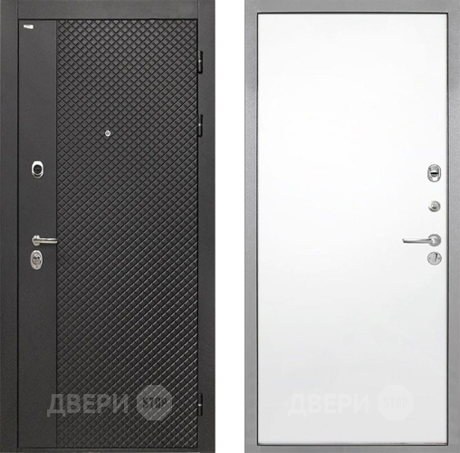 Дверь Интекрон (INTECRON) Олимпия Black 4К Гладкая Силк Сноу в Звенигород