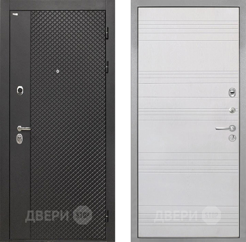 Входная металлическая Дверь Интекрон (INTECRON) Олимпия Black 4К ФЛ-316 Белый ясень в Звенигород