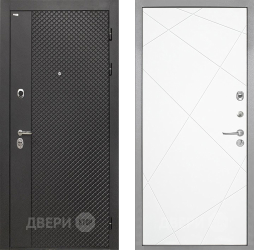 Дверь Интекрон (INTECRON) Олимпия Black 4К Лучи-М Софт милк в Звенигород