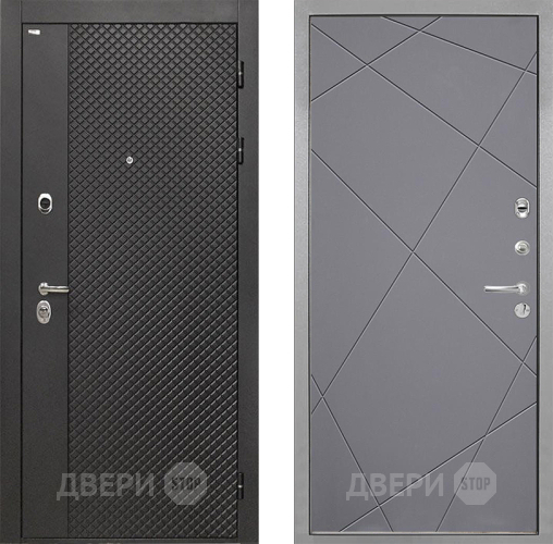 Дверь Интекрон (INTECRON) Олимпия Black 4К Лучи-М Графит софт в Звенигород