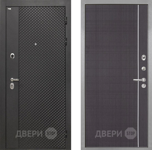 Входная металлическая Дверь Интекрон (INTECRON) Олимпия Black 4К В-07 с молдингом Венге в Звенигород