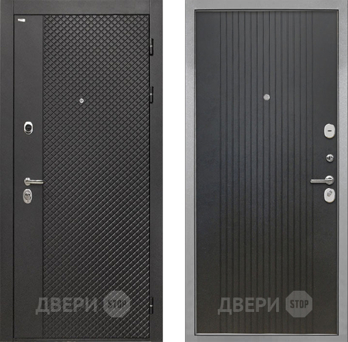 Входная металлическая Дверь Интекрон (INTECRON) Олимпия Black 4К ФЛ-295 Лофт черный в Звенигород
