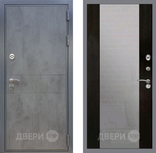 Дверь Рекс (REX) ФЛ-290 СБ-16 Зеркало Венге в Звенигород