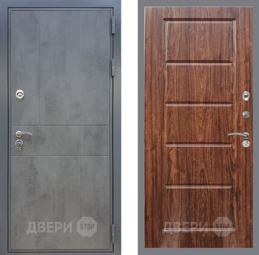 Дверь Рекс (REX) ФЛ-290 FL-39 орех тисненый в Звенигород