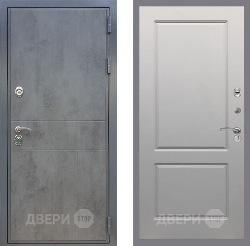 Входная металлическая Дверь Рекс (REX) ФЛ-290 FL-117 Грей софт в Звенигород