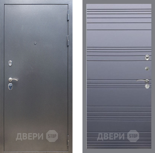 Дверь Рекс (REX) 11 Line Силк титан в Звенигород