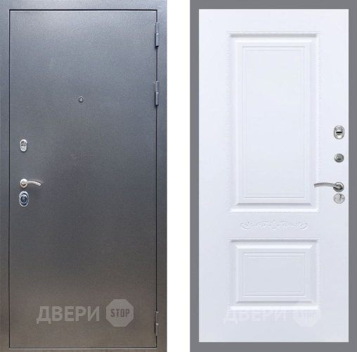 Входная металлическая Дверь Рекс (REX) 11 Смальта Силк Сноу в Звенигород