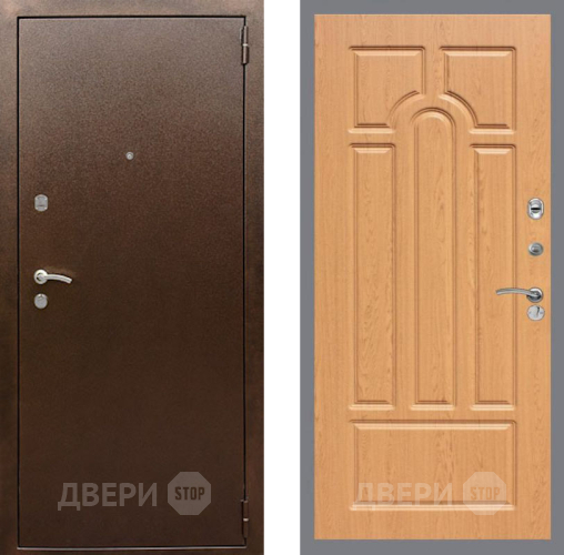 Дверь Рекс (REX) 1А Медный Антик FL-58 Дуб в Звенигород