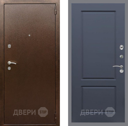 Дверь Рекс (REX) 1А Медный Антик FL-117 Силк титан в Звенигород