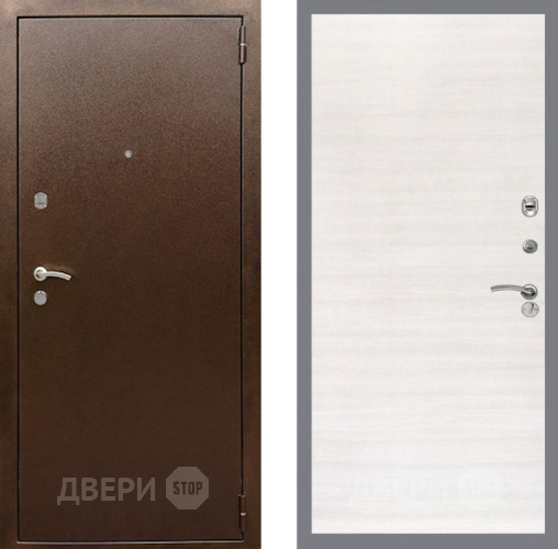 Входная металлическая Дверь Рекс (REX) 1А Медный Антик GL Акация в Звенигород