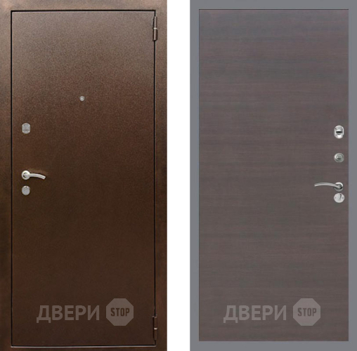 Дверь Рекс (REX) 1А Медный Антик GL венге поперечный в Звенигород