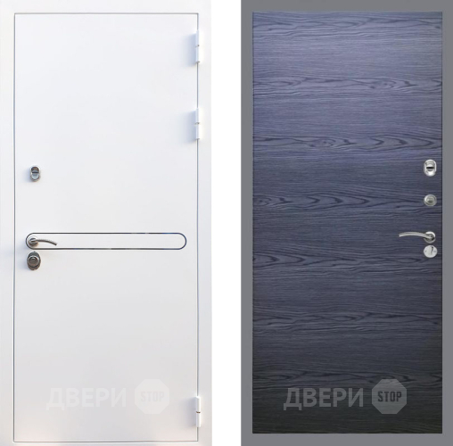 Дверь Рекс (REX) 27 GL Дуб тангенальный черный в Звенигород