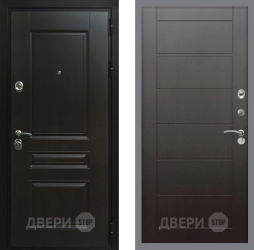 Входная металлическая Дверь Рекс (REX) Премиум-Н Сити Венге в Звенигород