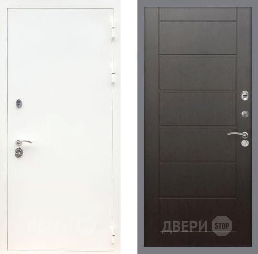 Дверь Рекс (REX) 5 Белая Шагрень Сити Венге в Звенигород