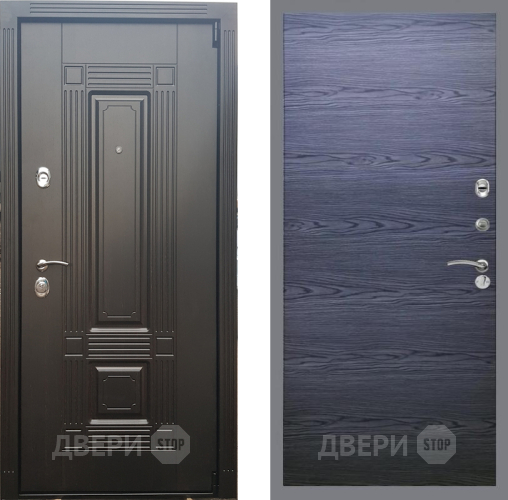 Дверь Рекс (REX) 9 GL Дуб тангенальный черный в Звенигород