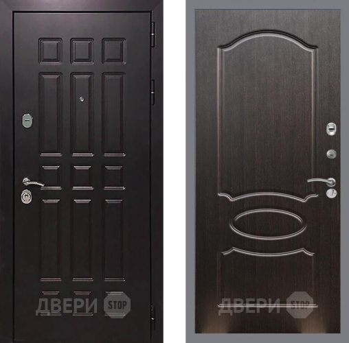 Входная металлическая Дверь Рекс (REX) 8 FL-128 Венге светлый в Звенигород