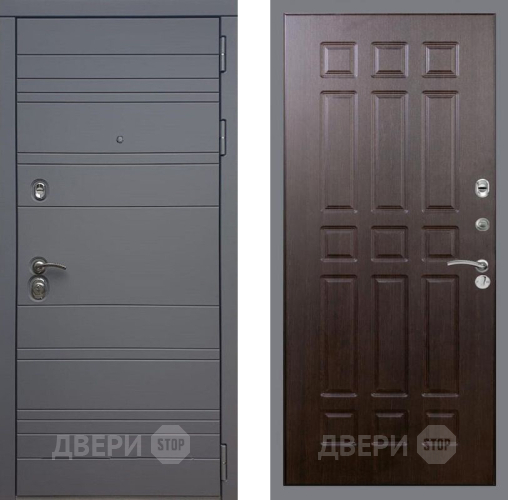 Дверь Рекс (REX) 14 силк титан FL-33 Венге в Звенигород