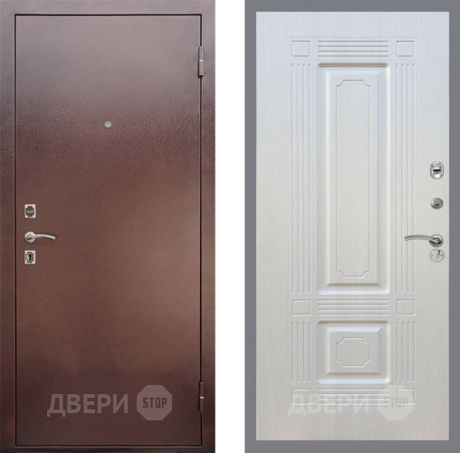 Входная металлическая Дверь Рекс (REX) 1 FL-2 Лиственница беж в Звенигород