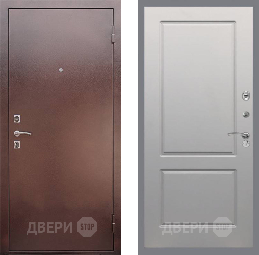 Входная металлическая Дверь Рекс (REX) 1 FL-117 Грей софт в Звенигород