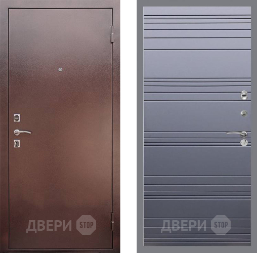 Дверь Рекс (REX) 1 Line Силк титан в Звенигород