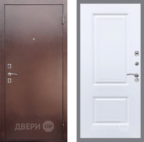 Входная металлическая Дверь Рекс (REX) 1 Смальта Силк Сноу в Звенигород