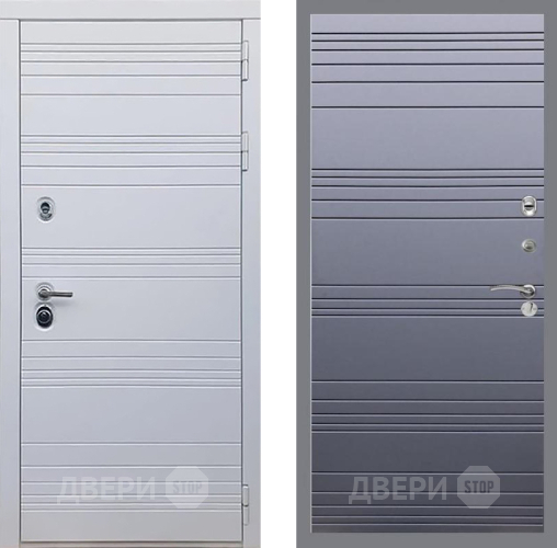 Дверь Рекс (REX) 14 Силк Сноу Line Силк титан в Звенигород