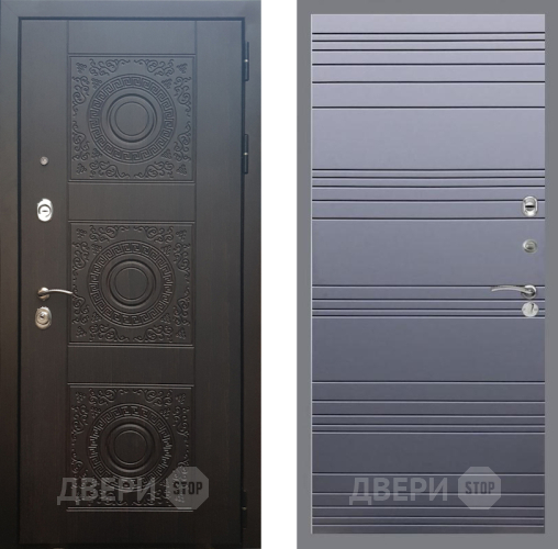 Входная металлическая Дверь Рекс (REX) 10 Line Силк титан в Звенигород