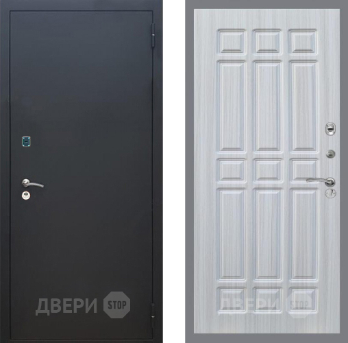 Дверь Рекс (REX) 1A Черный Муар FL-33 Сандал белый в Звенигород
