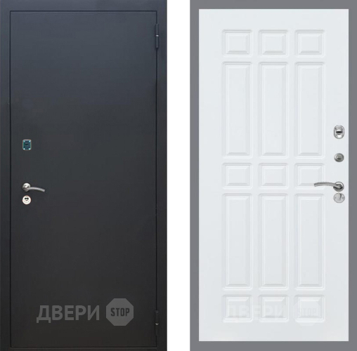 Дверь Рекс (REX) 1A Черный Муар FL-33 Силк Сноу в Звенигород