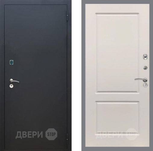 Входная металлическая Дверь Рекс (REX) 1A Черный Муар FL-117 Шампань в Звенигород