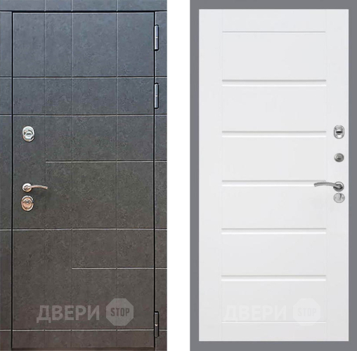 Входная металлическая Дверь Рекс (REX) 21 Сити Белый ясень в Звенигород