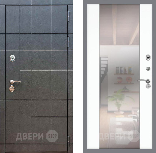 Дверь Рекс (REX) 21 СБ-16 Зеркало Силк Сноу в Звенигород
