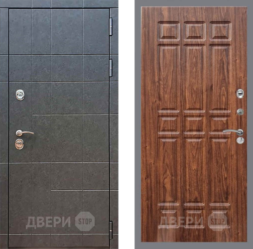 Дверь Рекс (REX) 21 FL-33 орех тисненый в Звенигород