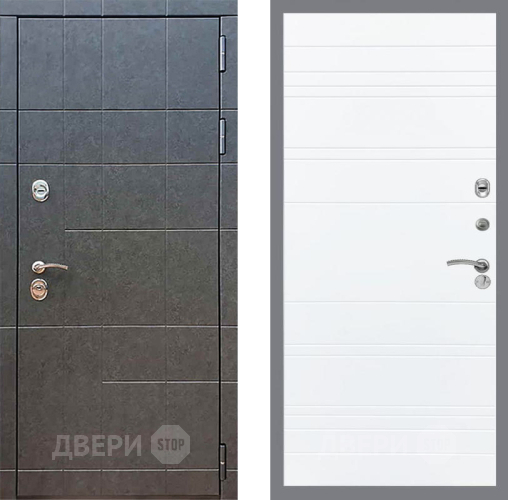 Дверь Рекс (REX) 21 Line Силк Сноу в Звенигород