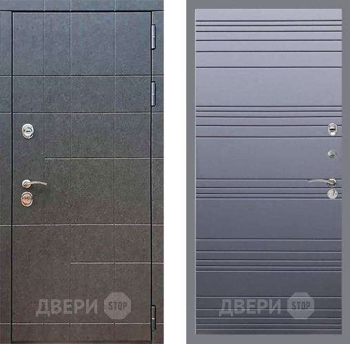 Дверь Рекс (REX) 21 Line Силк титан в Звенигород