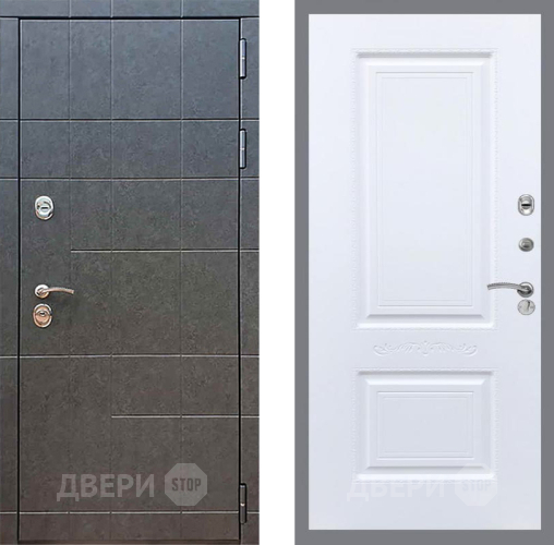 Входная металлическая Дверь Рекс (REX) 21 Смальта Силк Сноу в Звенигород