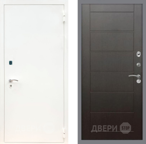 Дверь Рекс (REX) 1А Белая шагрень Сити Венге в Звенигород