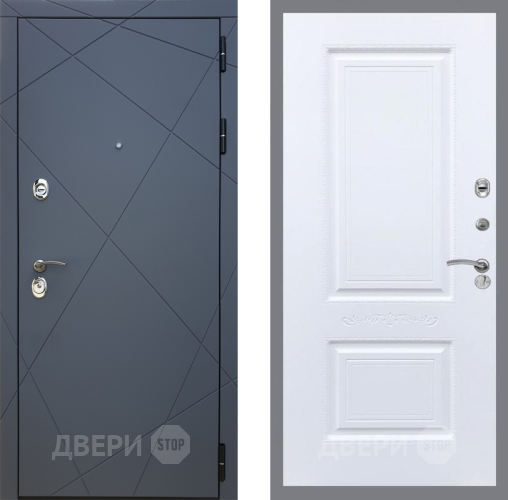 Дверь Рекс (REX) 13 Силк Титан Смальта Силк Сноу в Звенигород