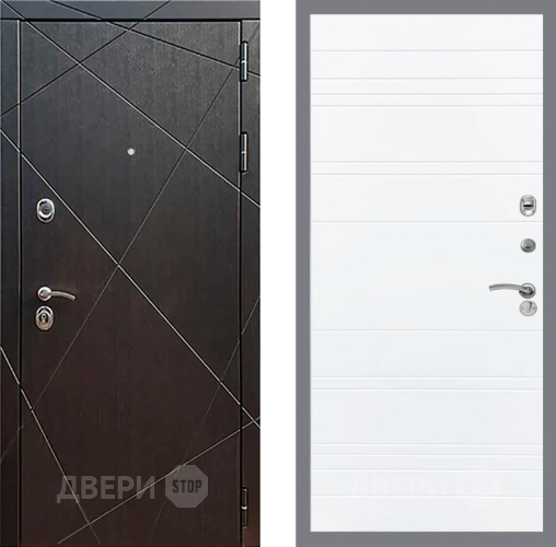 Дверь Рекс (REX) 13 Венге Line Силк Сноу в Звенигород