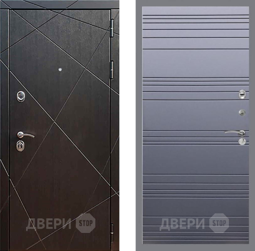 Дверь Рекс (REX) 13 Венге Line Силк титан в Звенигород