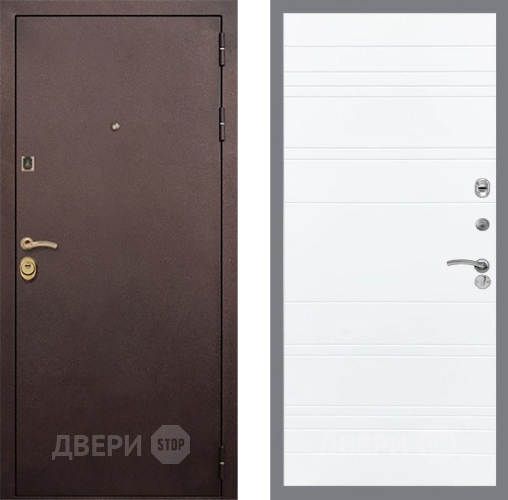 Дверь Рекс (REX) Лайт 3К Line Силк Сноу в Звенигород